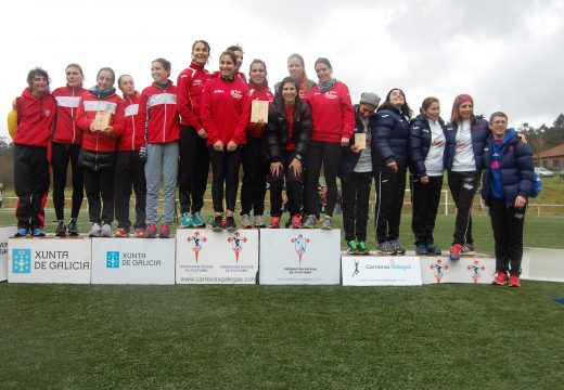 Sociedad Gimnástica de Pontevedra e ADAS Proinar, gañadores absolutos do Campionato Galego de Cross Curto por clubes nas categorías masculina e feminina